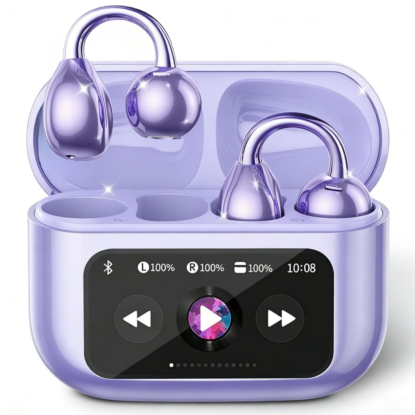 otinsile M100 Wireless Bluetooth Earbuds 20Hz-20kHz 80 Ohms Open Ear Headphones