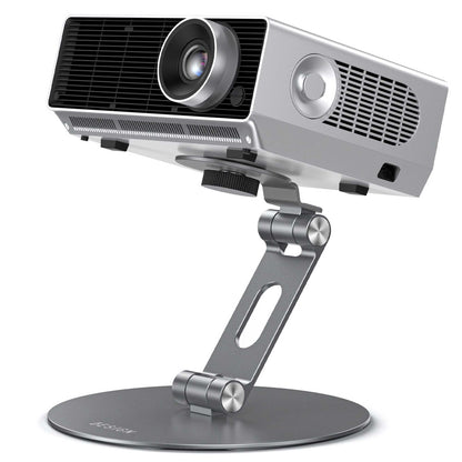 BESIGN PS01 Tripod Projector Stand 1/4 inch Mounting Screw Gray Metal