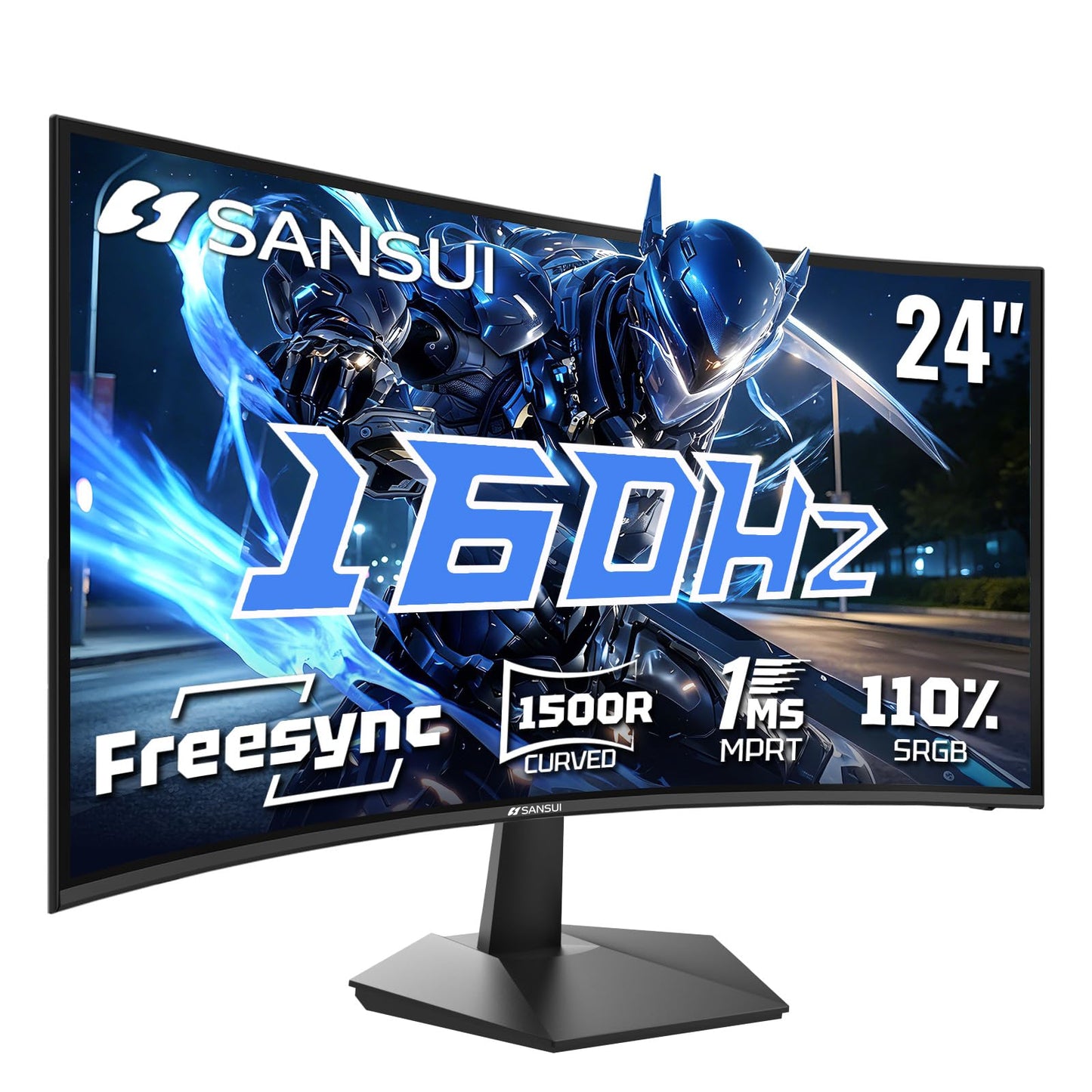 SANSUI 24 Inch ES-G24C1L 1920 x 1080 160 Hz VA Monitor