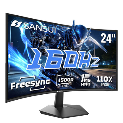 SANSUI 24 Inch ES-G24C1L 1920 x 1080 160 Hz VA Monitor