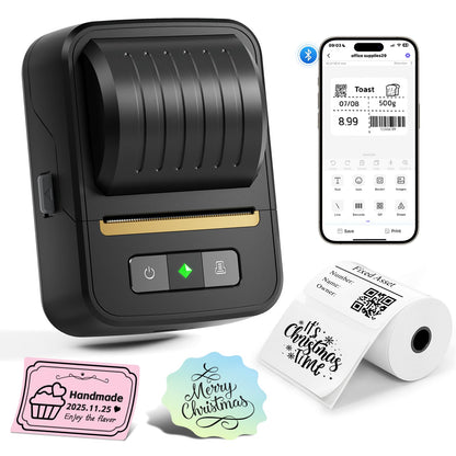 NADAIIN 2in Bluetooth N20 Thermal Label Printer 203dpi Monochrome