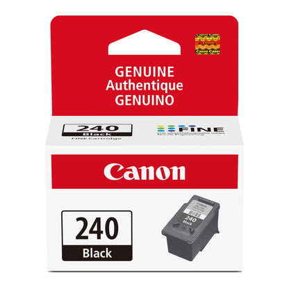 Canon PG-240 Genuine Black Ink Cartridge, 180 Page Yield, Compatible with MG2120/3122/3520, MX512, TS5120