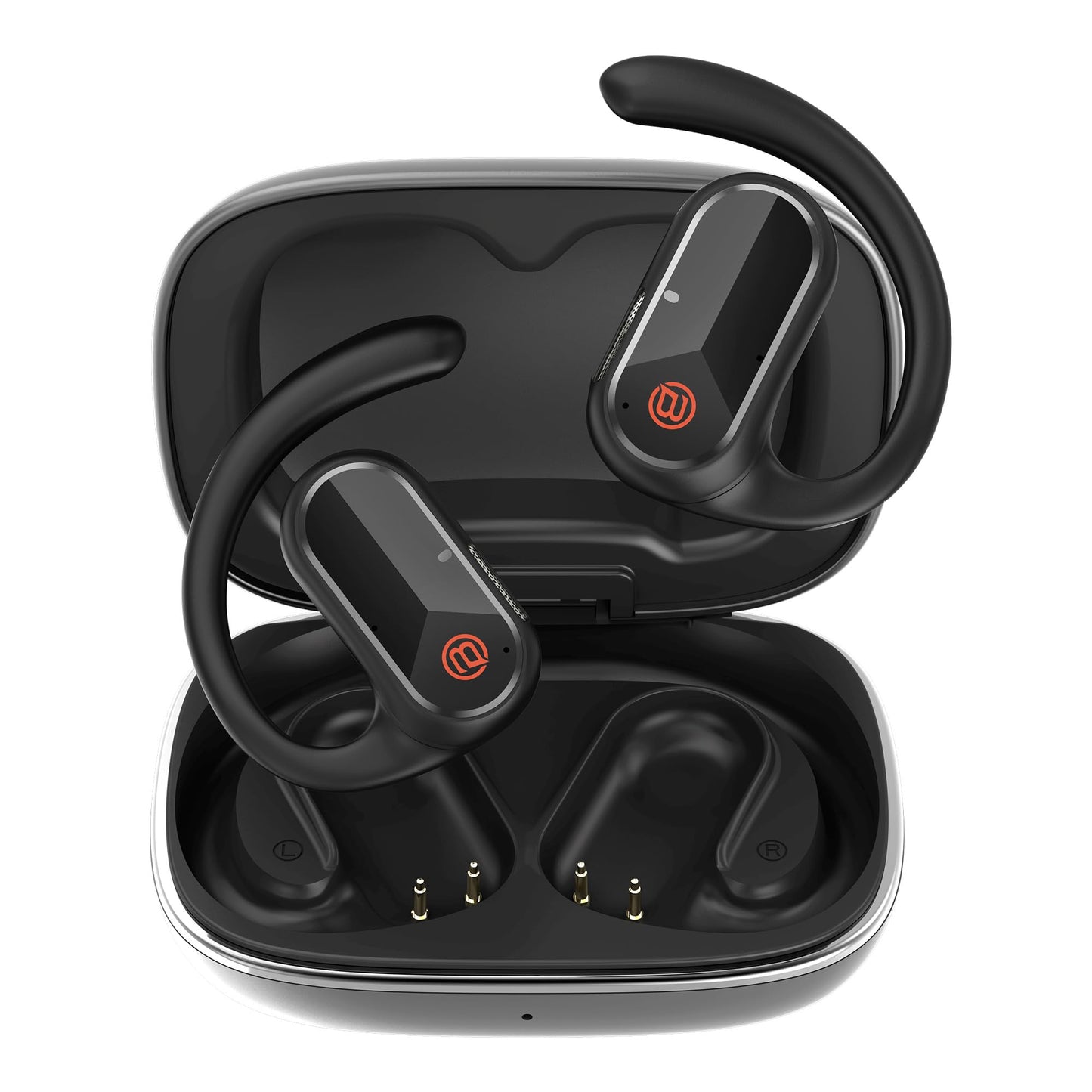 BUGANI B11 Wireless Headphones Bluetooth 5.4 Open Ear Noise Cancelling 50 Hours Playtime Waterproof