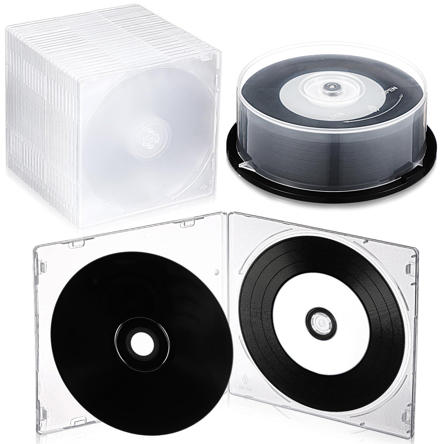 Singhoow 700 MB 80 Min CD-R 52X Model KEZ-Singhoow-1130 Blank Disc 25 Count