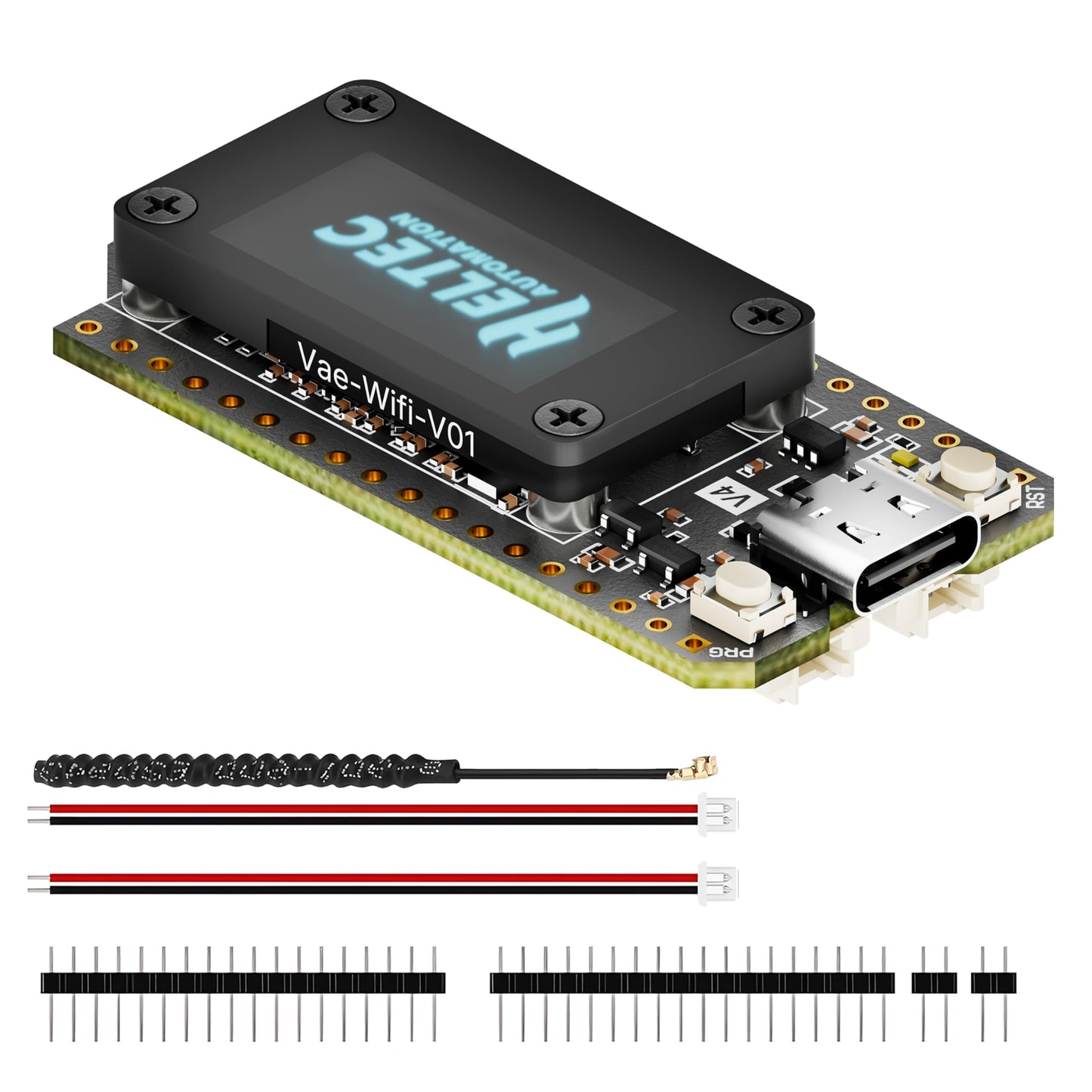 Heltec 2.04" x 0.61" x 1" HTIT-WB32LAF 512KB RAM 384KB Storage ARM Cortex A5 Single Board Computer