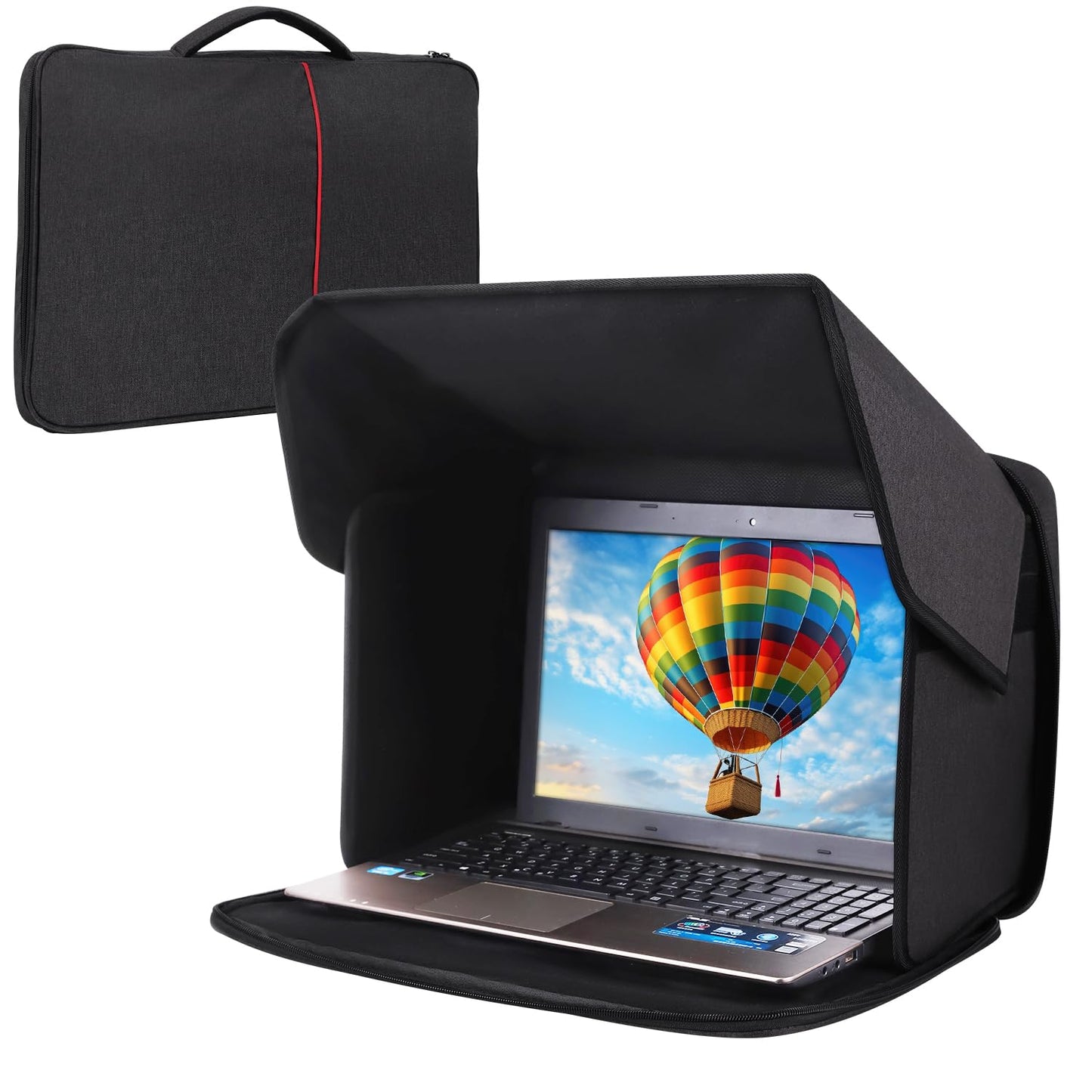 TUSIASC Laptop Sun Shade 12-14 inch Portable Protective Outdoor Shield