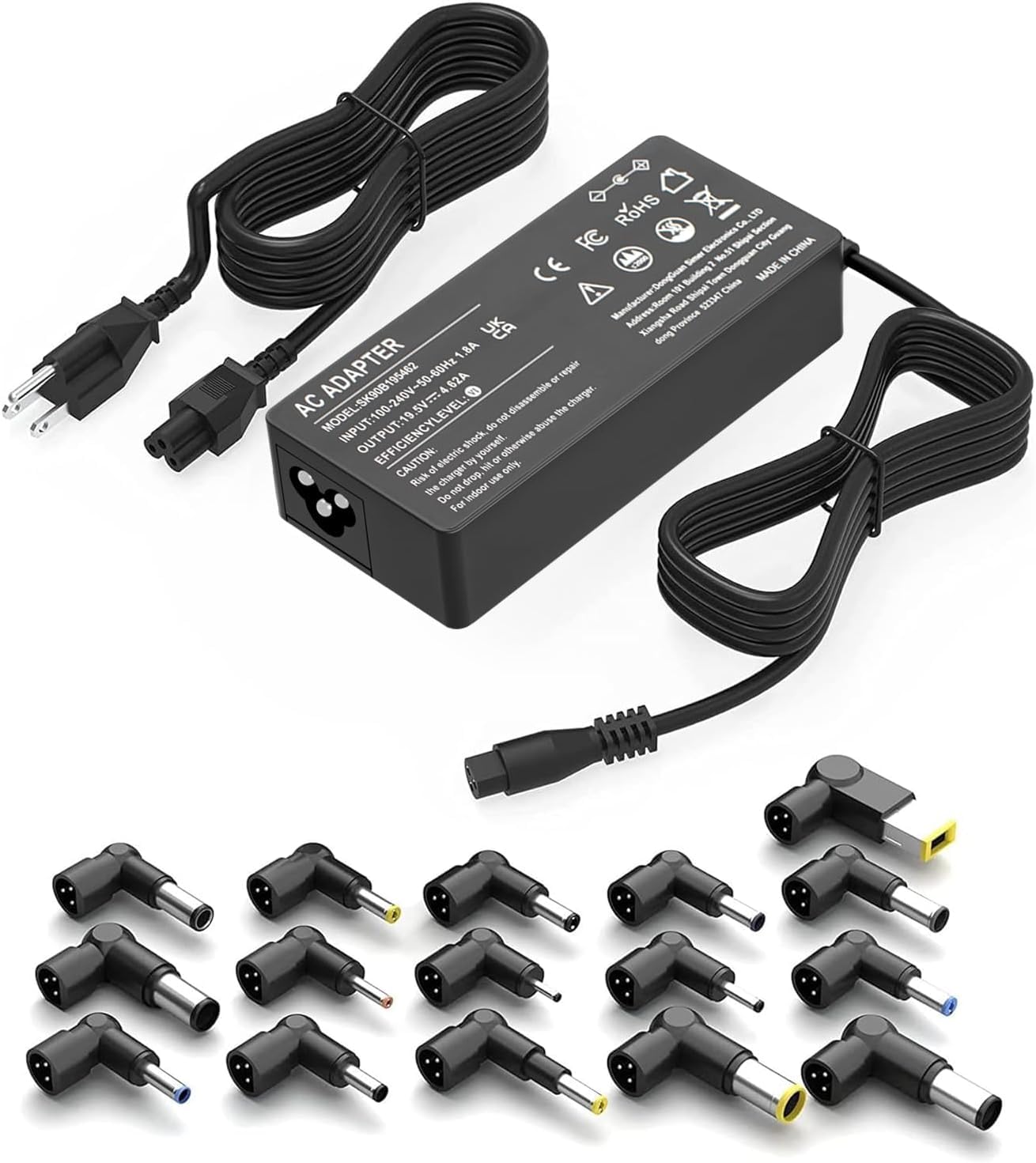 SZGUDULO 90W Universal AC Adapter Standard Packaging