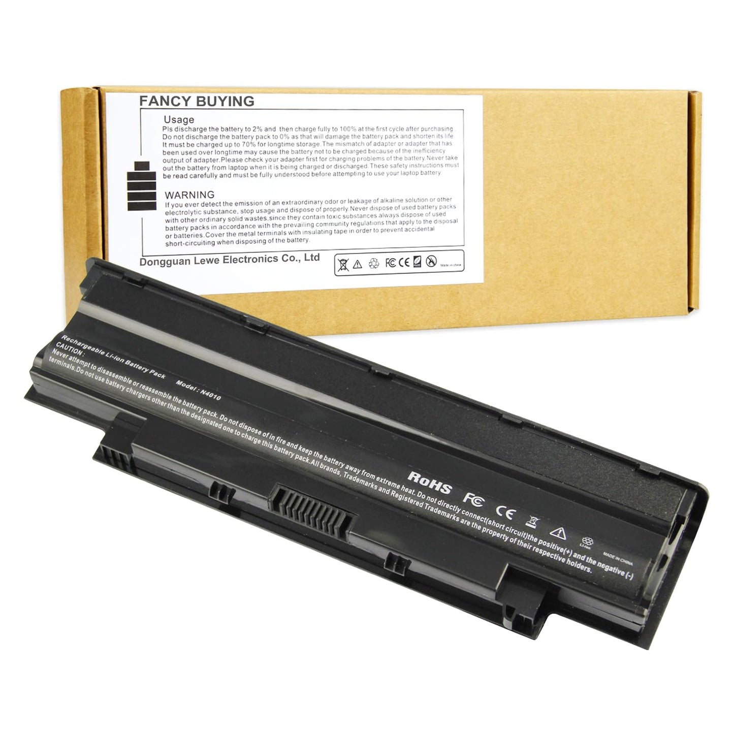 Fancy Buying 11.1V 5200mAh N4010 Laptop Battery 6-Cell Lithium Ion