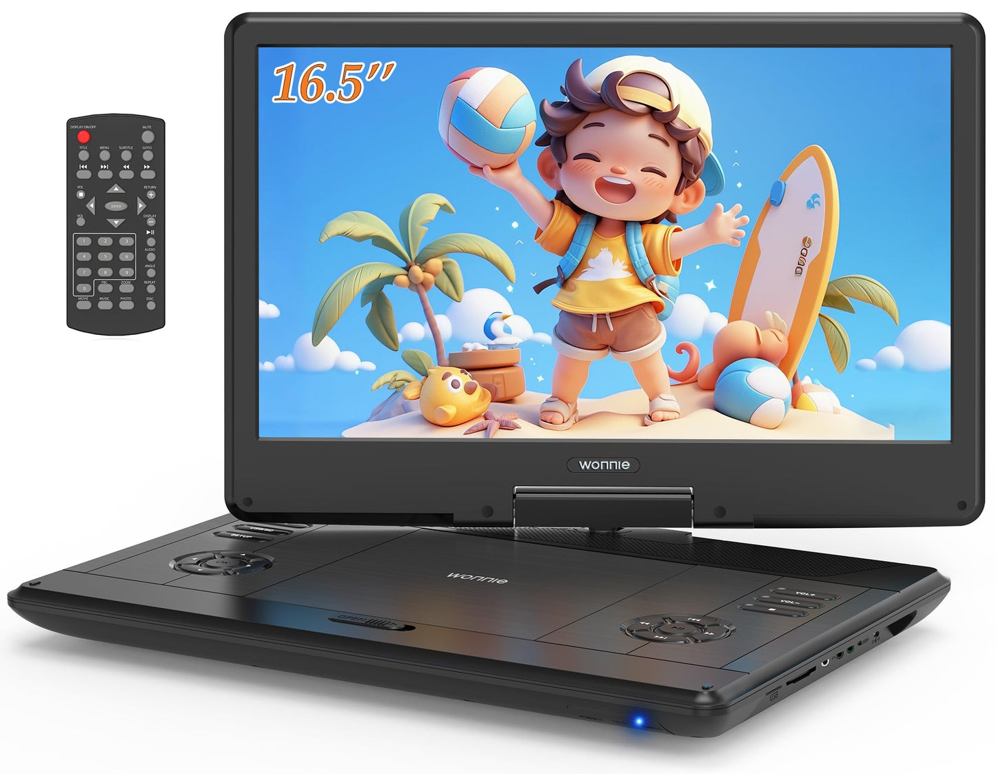 WONNIE 14.1" W-1468 1280x800 LCD Portable DVD Player
