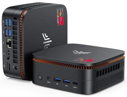 KAMRUI Mini PC P1 Desktop Computer, AMD Ryzen 4300U, 3.7GHz, 16GB RAM, 512GB SSD, 4K UHD, Windows 11 Pro
