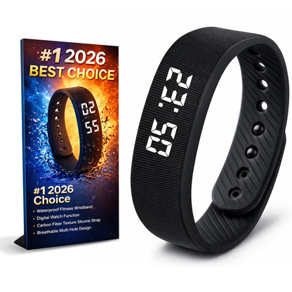 ADAWO 42MM 001 Digital Quartz Casual Alarm Wristband