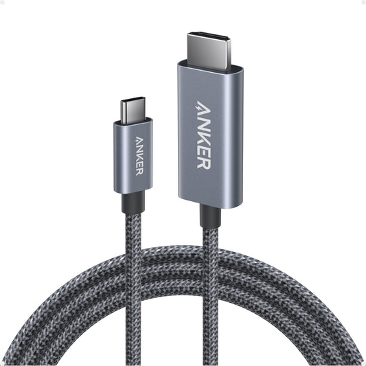 Anker 6 Feet A87E0 4K HDMI USB-C Male-to-Male 60 Hz Cable