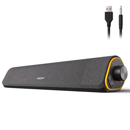 SOULION 3.5 inches R50-BK Bluetooth Soundbar 10 Watts 20 KHz Surround Computer Speaker