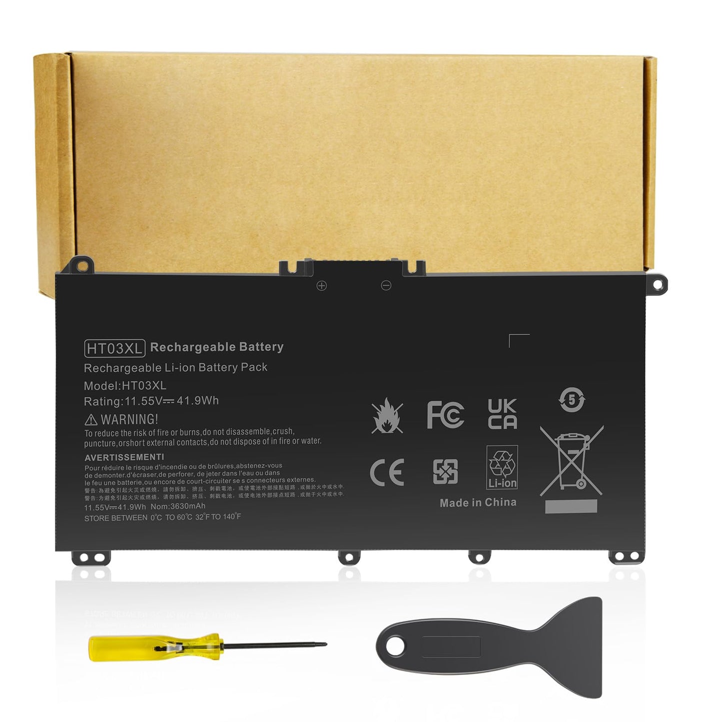 Futurebatt HT03XL Laptop Battery 11.55V 3630mAh Lithium Ion