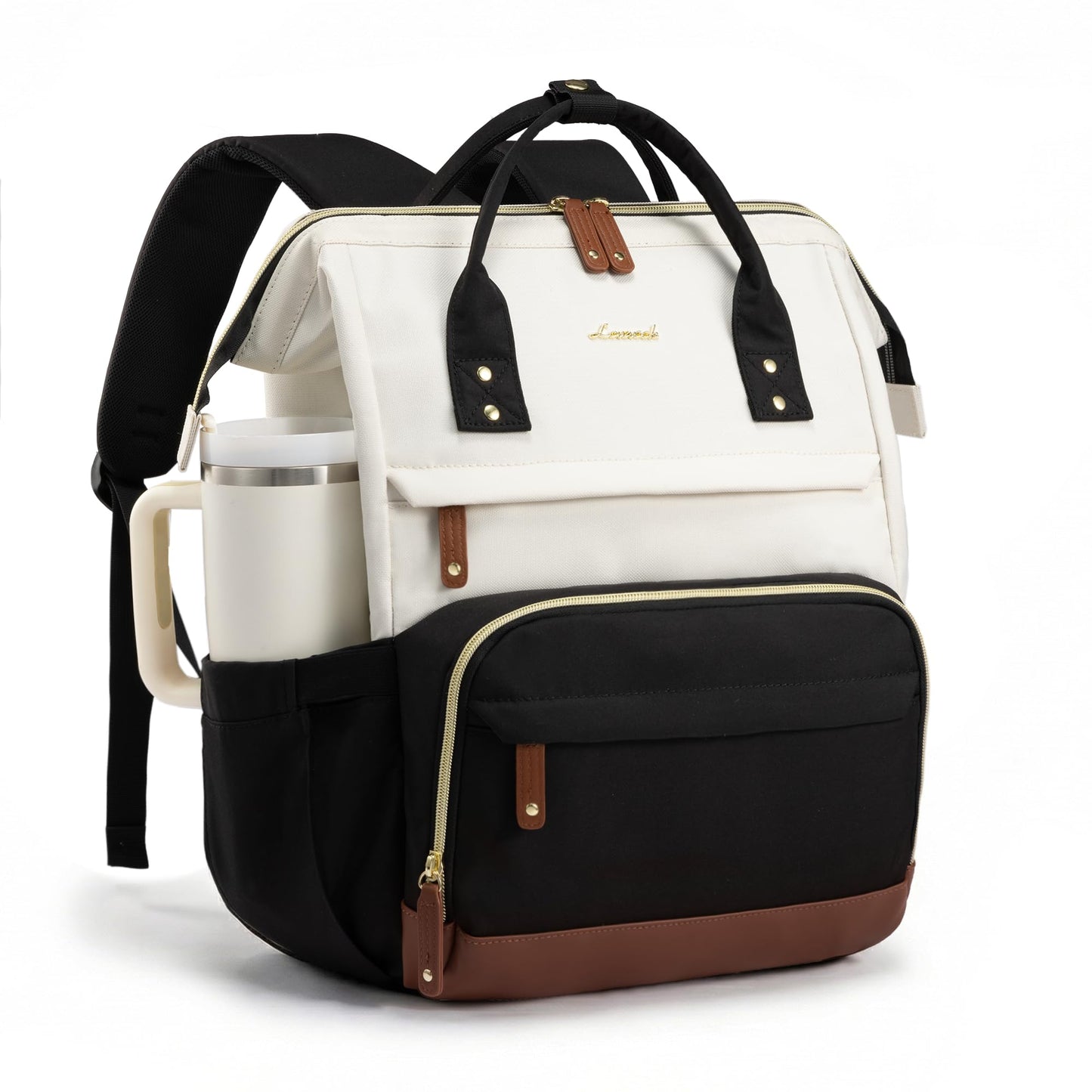 LOVEVOOK 15.6 Inch 32379831 Multi-Compartment Laptop Backpack Water-Resistant Casual Daypack