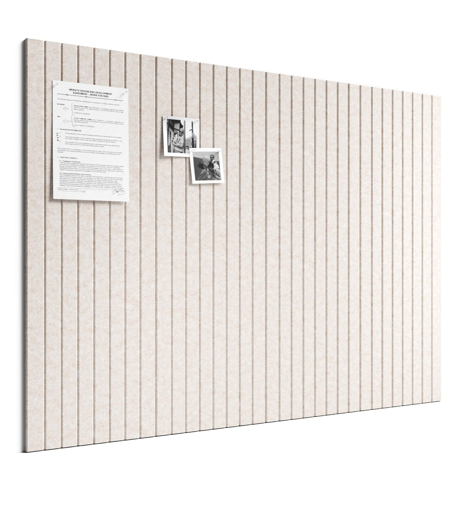 Bumusty 47.2" x 35.4" FZB-L-12-8L-BT-UK Wall-Mount Felt Bulletin Board 12-Pack