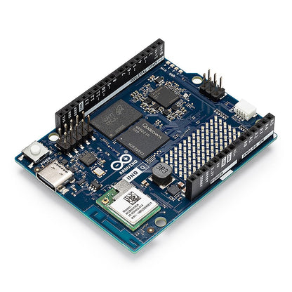 Arduino 4GB UNO Q ABX00173 Hybrid Board - Qualcomm Dragonwing QRB2210 MPU, STM32U585 MCU, Linux Debian OS, Dual-band Wi-Fi 5, USB-C