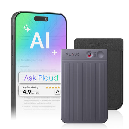 Plaud 0.12" NB-100 64GB AI Voice Recorder
