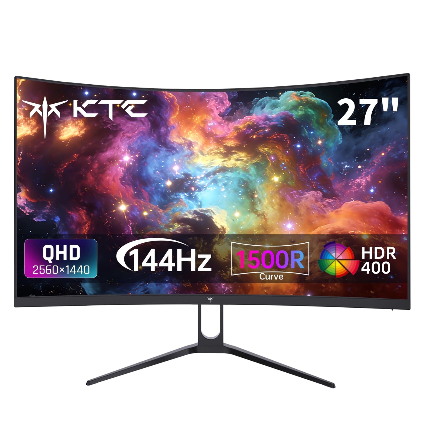 KTC H27S5C 27 Inch QHD 2560x1440 144Hz LCD Curved Monitor