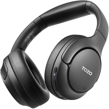TOZO T12052 Wireless Over-Ear Headphones with Noise Cancelling and Bluetooth Connectivity