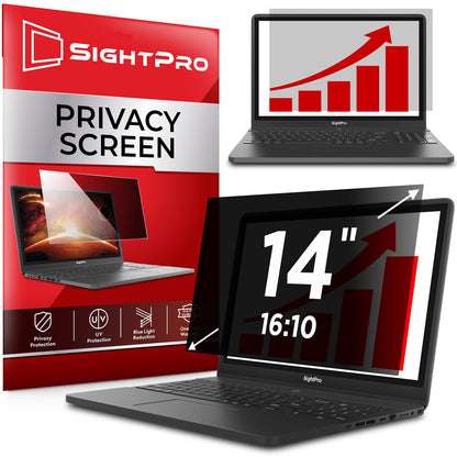 SightPro 14 Inch SP-PSB1411610 Anti-Glare Laptop Privacy Filter