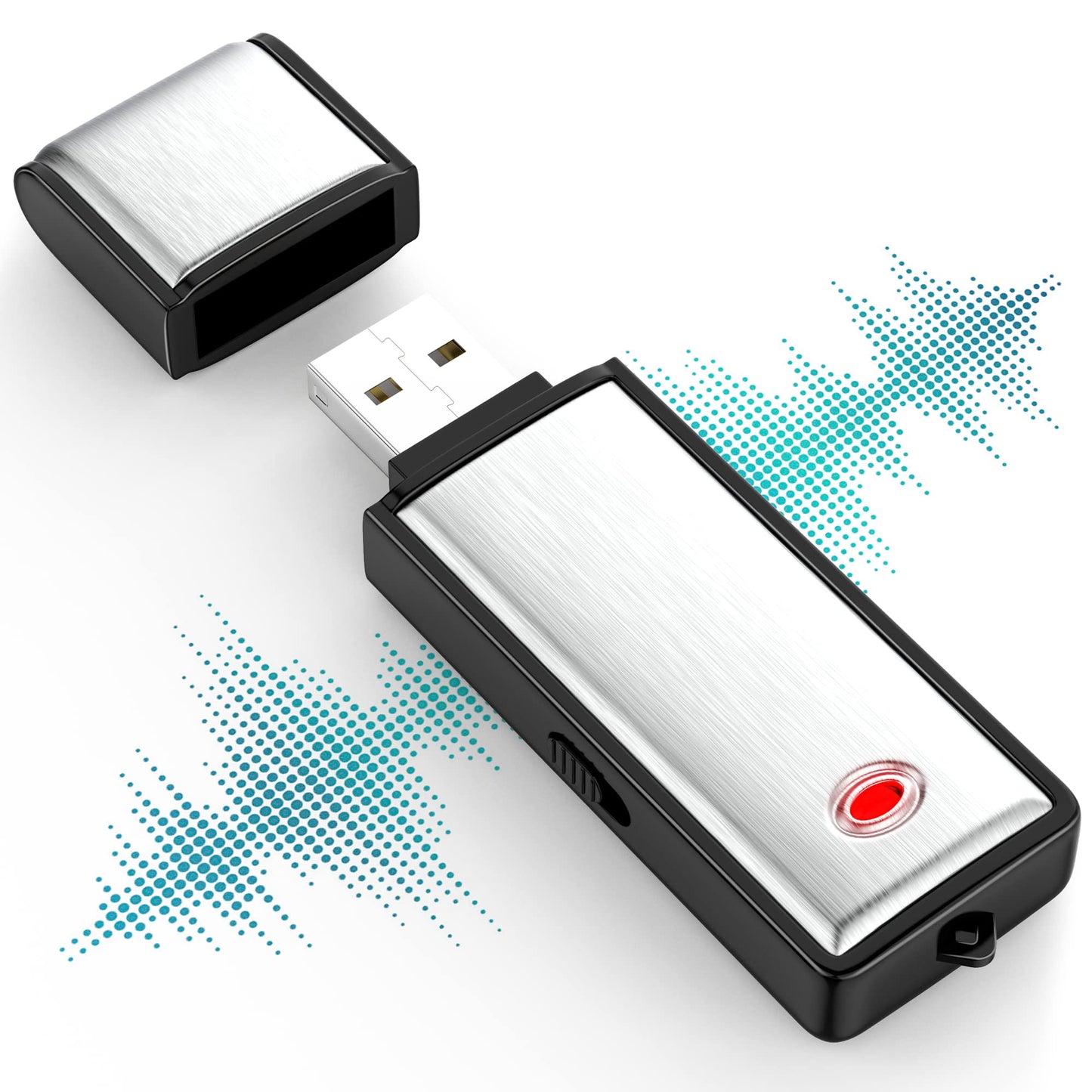HAKSDOWO 32GB H5456 USB Mono Digital Voice Recorder