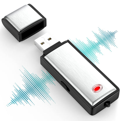 HAKSDOWO 32GB H5456 USB Mono Digital Voice Recorder