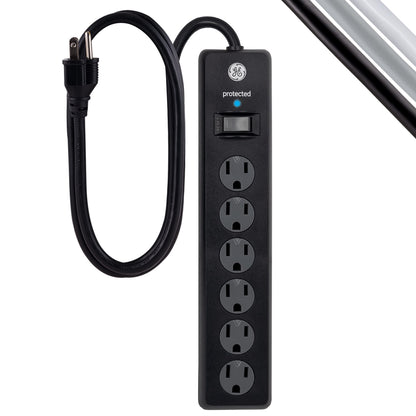 GE 6 Outlet Surge Protector 800 Joules 15 Amps 120 Volts Type B Model 47224