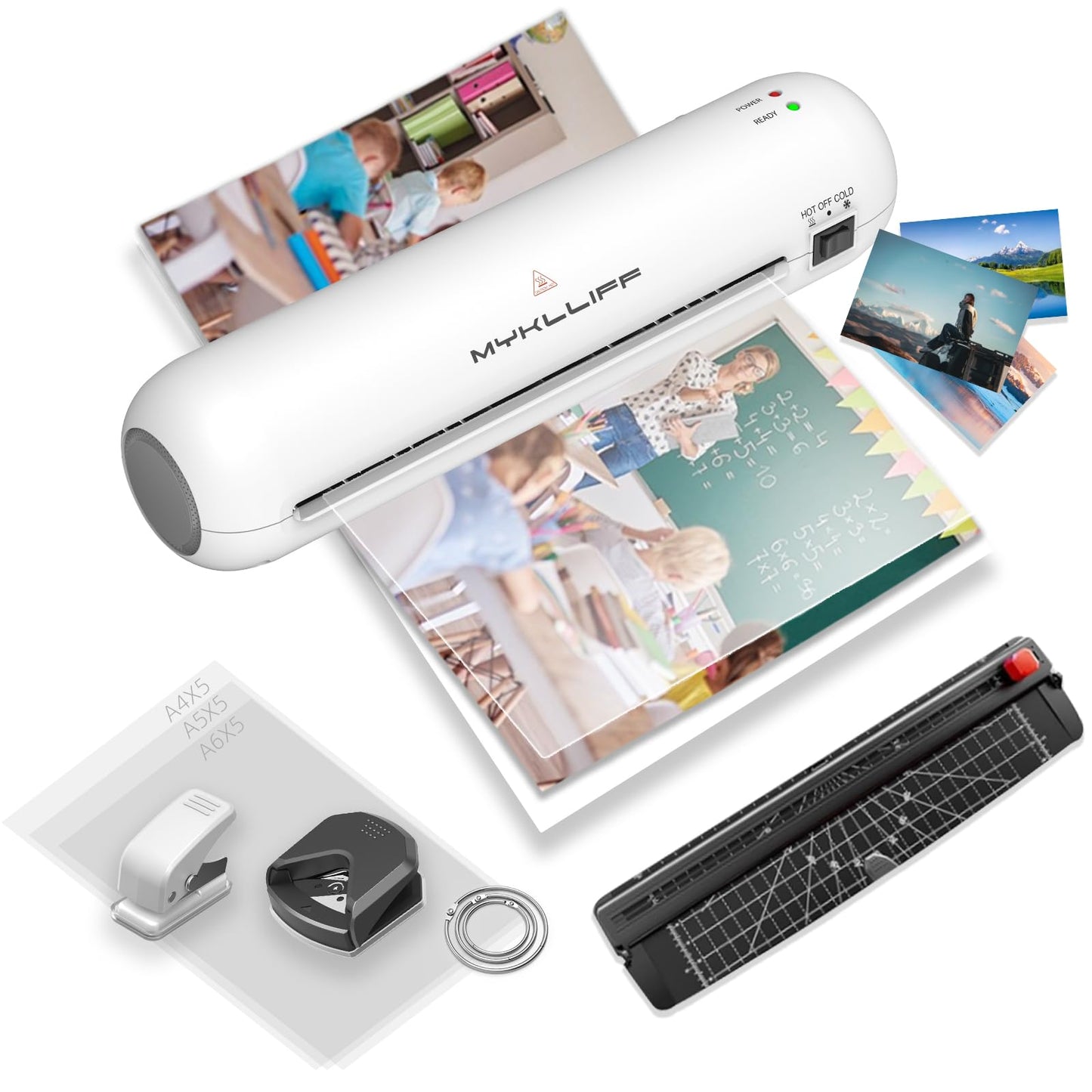 MYKLLIFF 9-Inch Thermal Laminator Model L-900 6-in-1