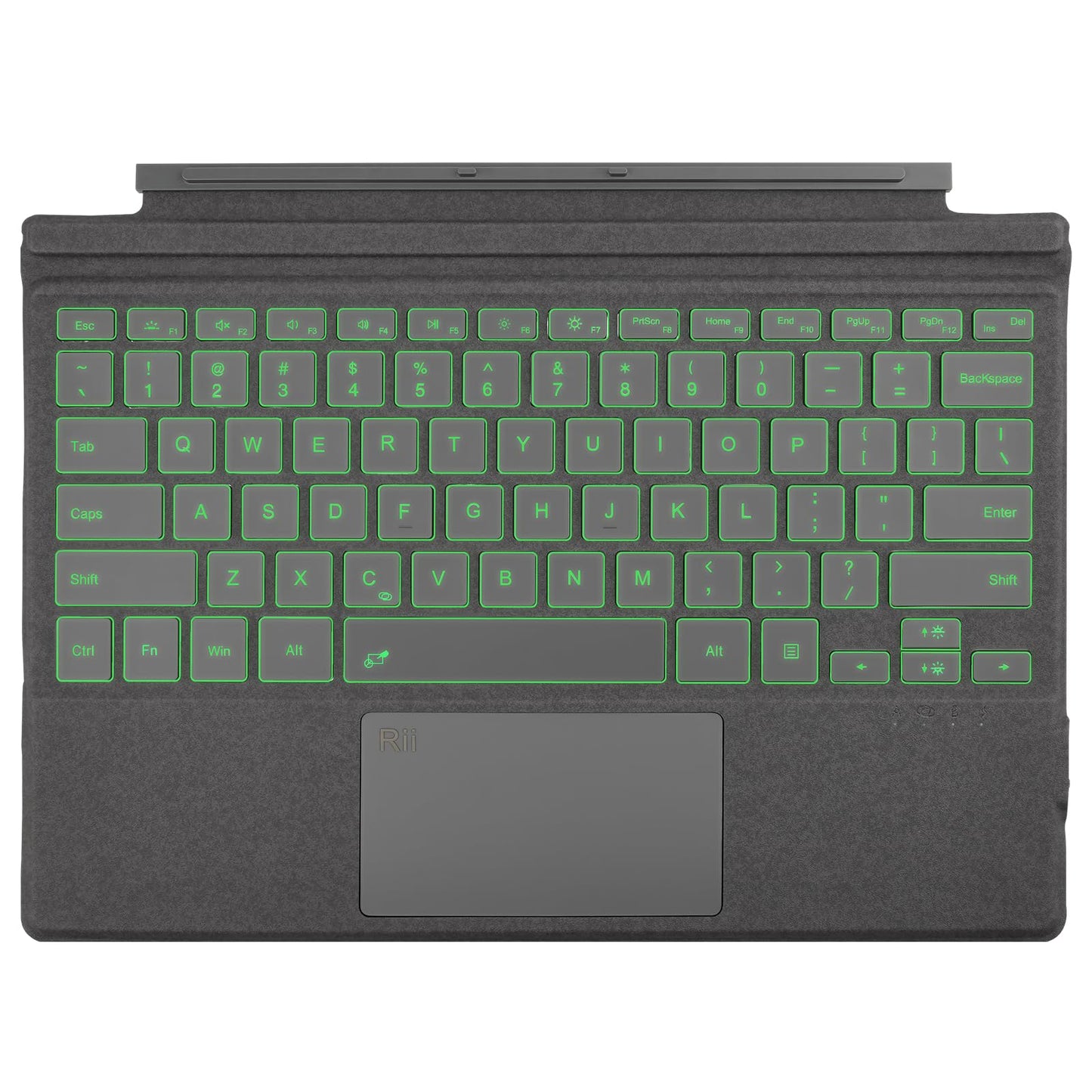 Rii 11.4" SF107 Bluetooth Wireless Keyboard with Touchpad for Microsoft Surface Pro 3-7 Plus