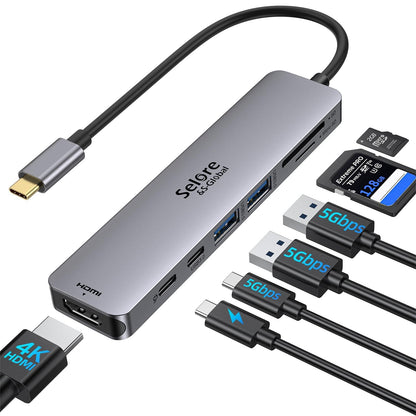 Selore&S-Global 6 Port USB Hub SEUC0116C 4K Ultra HD 60Hz