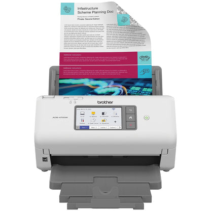 Brother ADS4700W Document Scanner Ethernet, USB, Wi-Fi 600 x 600 DPI 470 Watts