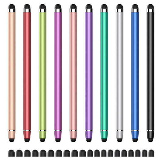 Zhao Cai Jin Bao 2 in 1 Stylus Pen A11, Touchscreen Compatible, Black/Silver/Red/Pink/Dark Green/Blue/Purple