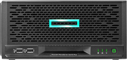 Hewlett Packard Enterprise 12x14x10 inches HPE ProLiant MicroServer Gen10 Plus v2 3840x2160 2.8GHz Server