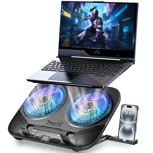 WEKEFON 14.5" x 10.2" Z35pro Laptop Cooling Pad with Dual Fans