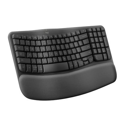 Logitech 14.8" x 8.62" x 1.18" 920-011898 USB Membrane Keyboard QWERTY Graphite