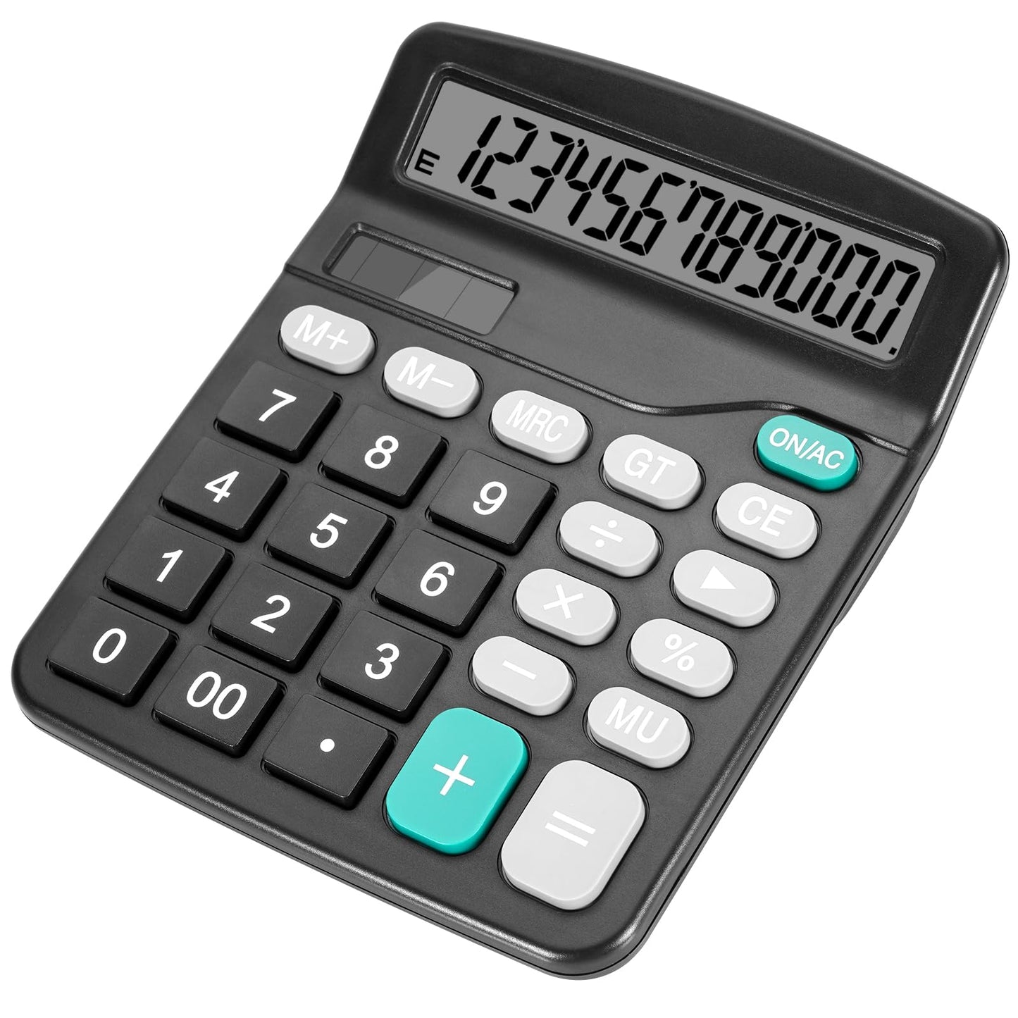 DANRONG 4.72" x 5.9" CA-03 LCD 10cm Desktop Calculator, Solar & Battery Powered