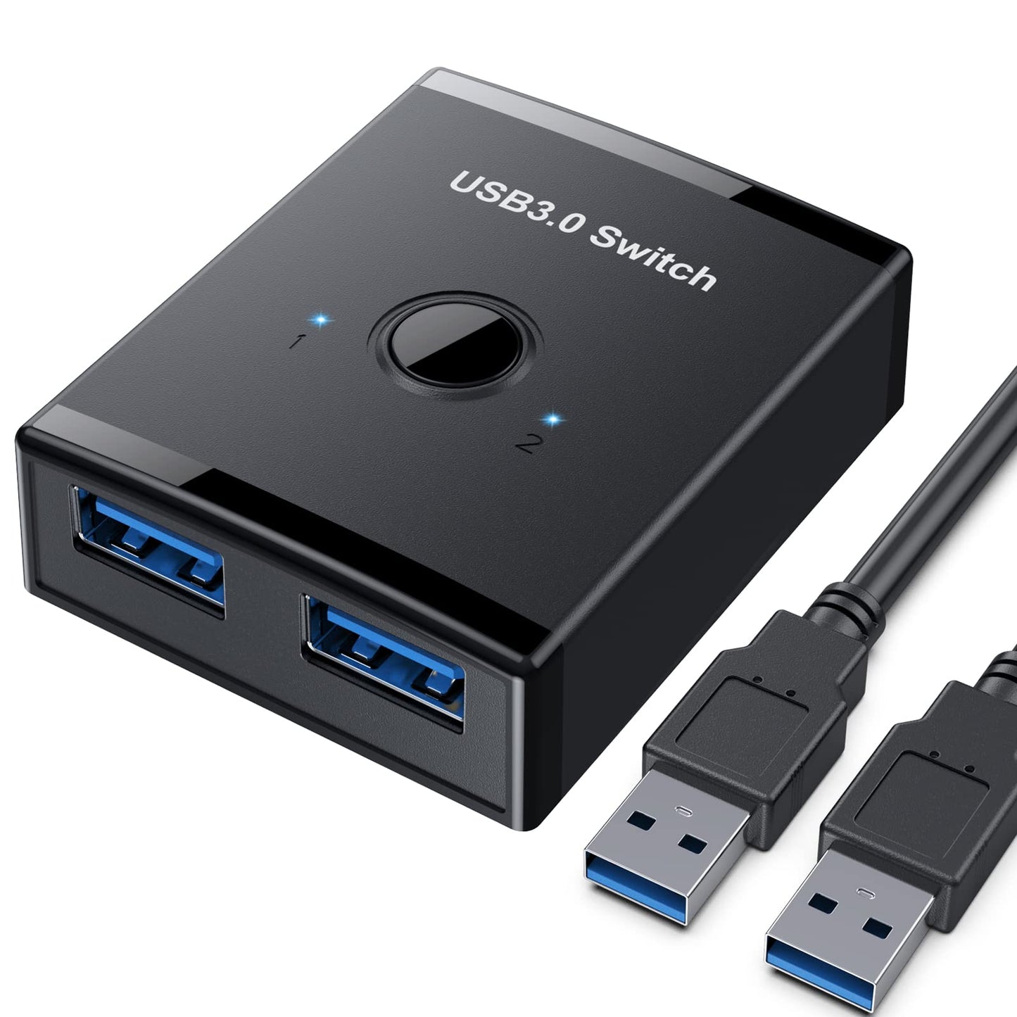 YINNCEEN 2 in 1 Out USB 3.0 Switch T26 Bi-Directional 5 Volts 800 Milliamps