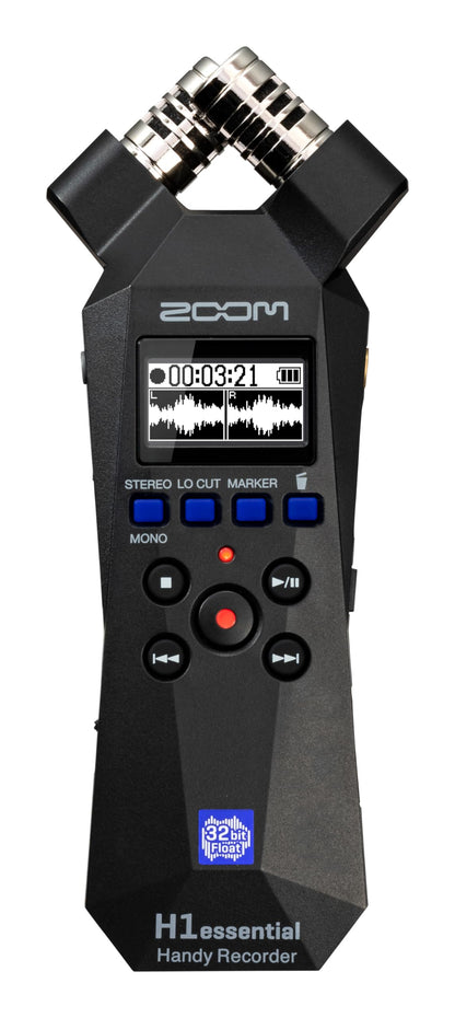 Zoom 5.38" x 2.12" x 1.14" H1essential 32-bit Float Portable Studio Recorder