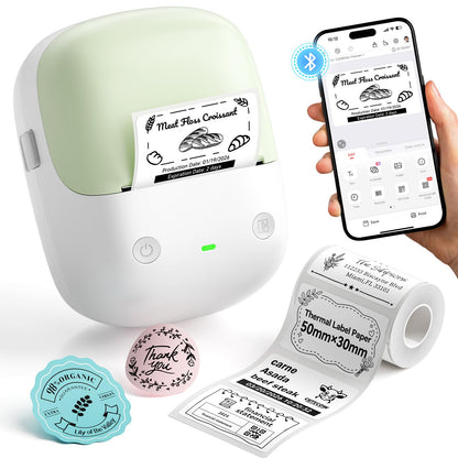 NIIMBOT B2 2 Inch Thermal Label Maker Portable Bluetooth Monochrome Printer