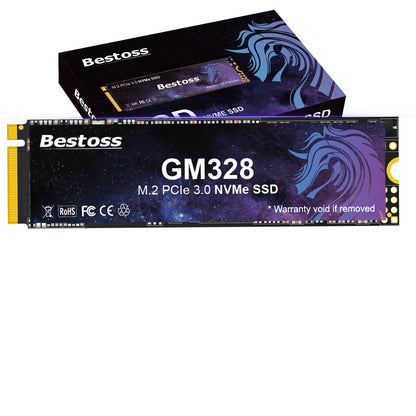 Bestoss 512GB GM328 PCIe x 4 NVMe M.2 SSD Internal Solid State Drive