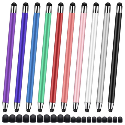 SLKIJDHFB 10 Pack Stylus Pen GOOD1 Universal Compatibility Touch Screen Pens 2-in-1 with Dual Rubber Tips