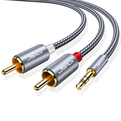 JSAUX 6.6 Feet RCA to 3.5mm Audio Cable Male-to-Male