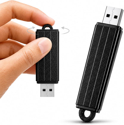 POLICE tech P USB Voice Recorder U350 - 24 hours Continuous Recording, 8 GB Storage Capacity