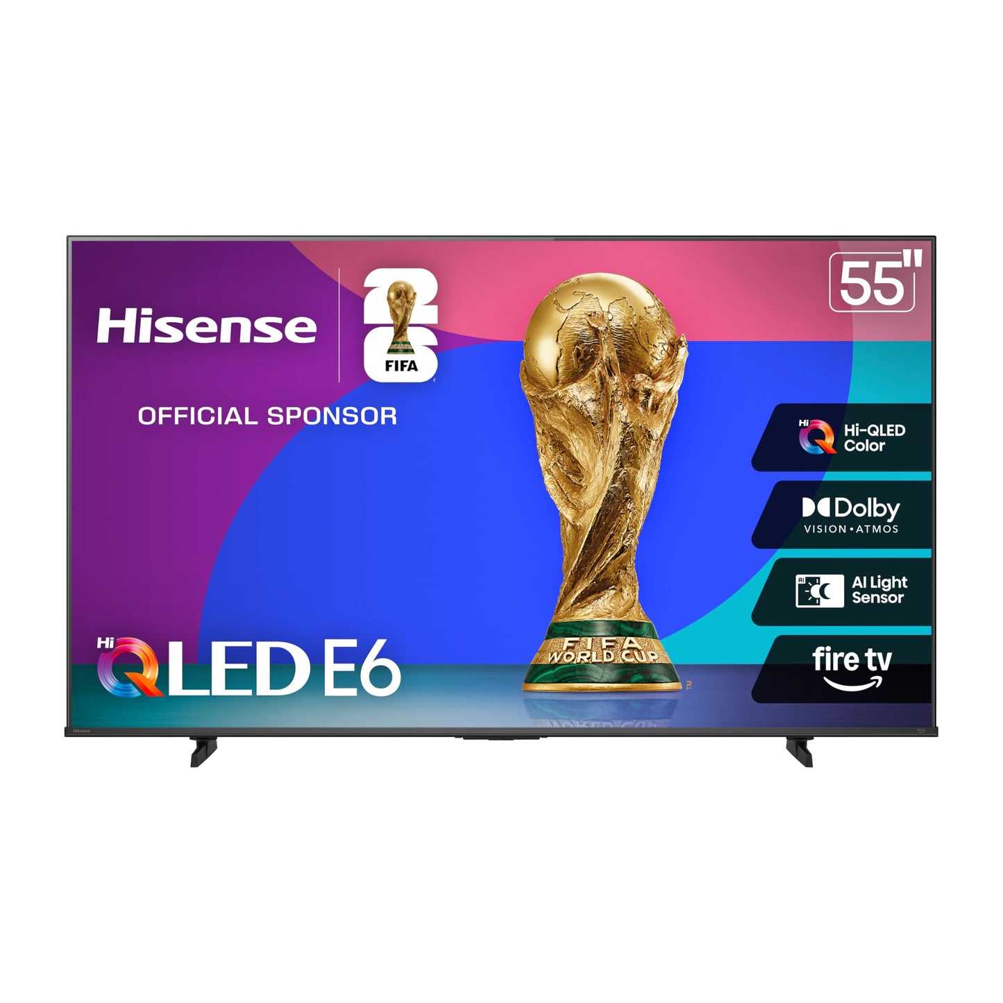 Hisense 55-Inch 55E6QF 4K 60Hz QLED Smart TV