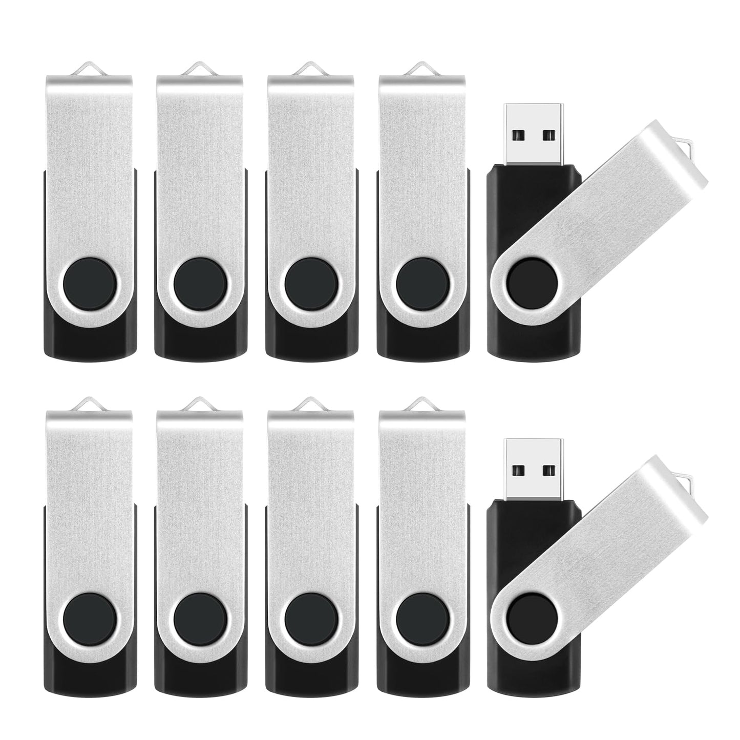 MECHEER 8GB USB2.0 Flash Drive 10-Pack 8G-10P-H
