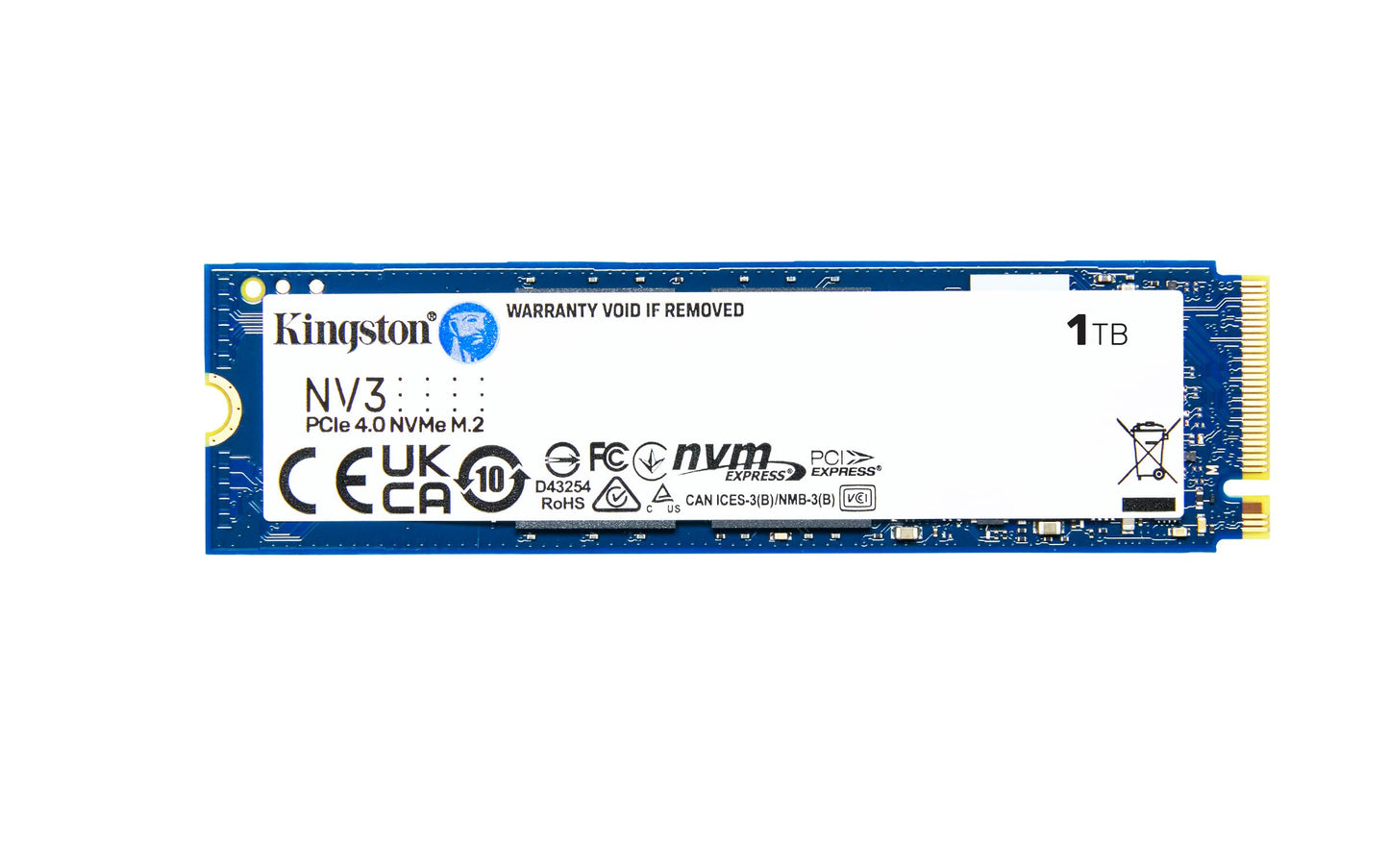 Kingston 1TB SNV3S/1000G M.2 2280 PCIe 4.0 Solid State Drive