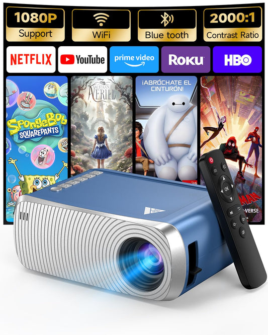 Antmap 5.63" x 3.78" VF280 1280 x 720 1000 Lumen LCD Portable Projector