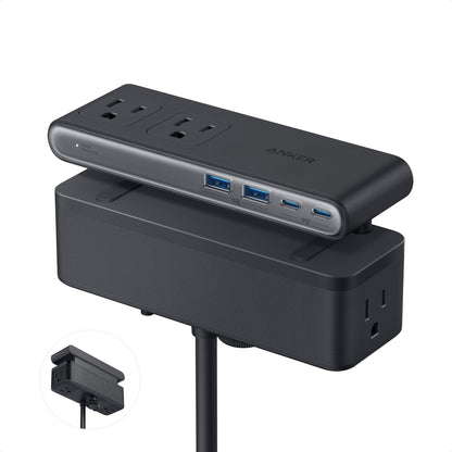 Anker 10 Outlet Power Strip with Surge Protection A9196 240V 291mA 70W Black