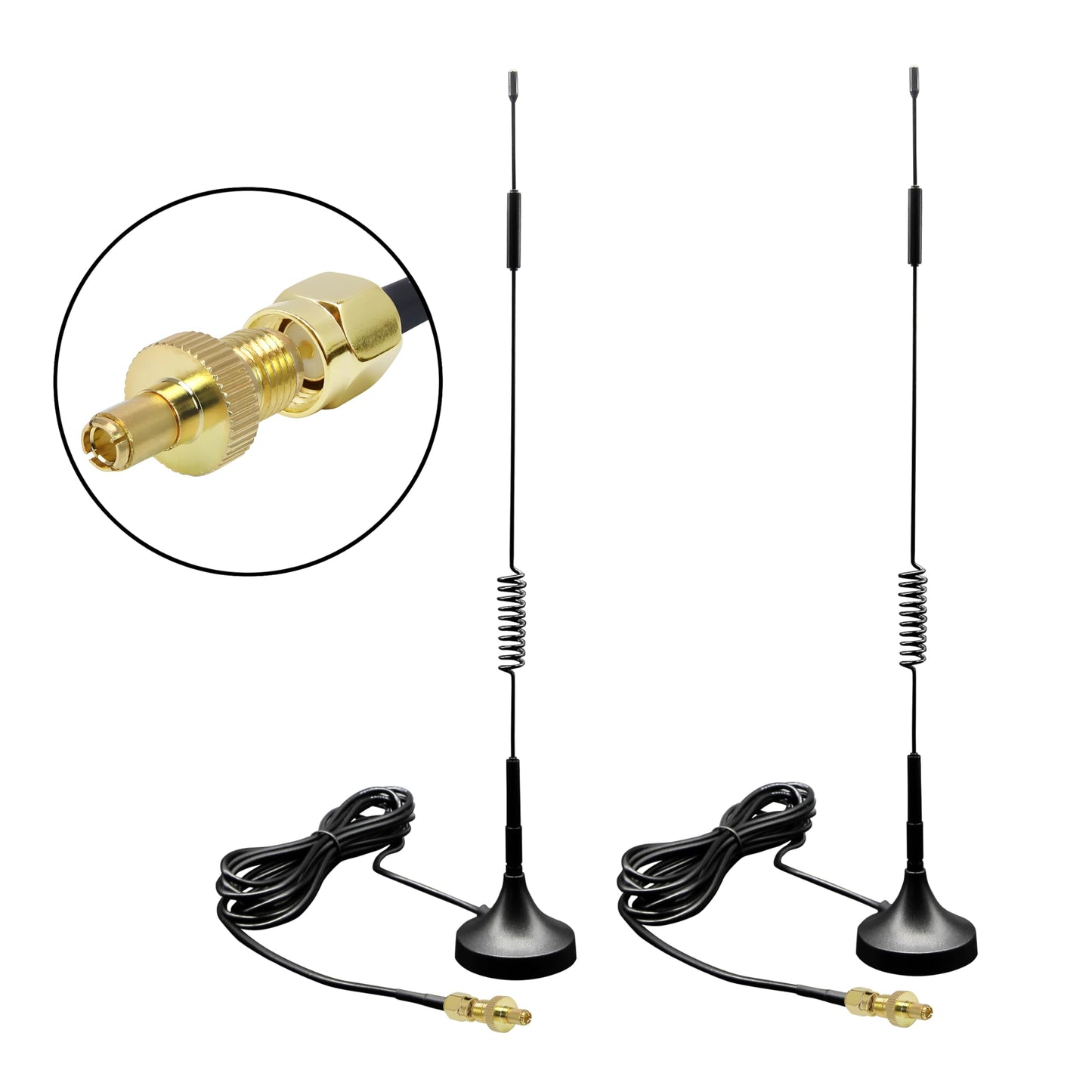 Rydocyee 5G Antenna External Antenna 5G310SMATS9 Tri-Band 2 Pack
